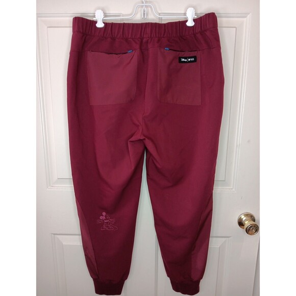 Figs Disney Scrub Joggers Women's XL Drawstring Pockets Stretch Small Pull (Pic) - Picture 2 of 9